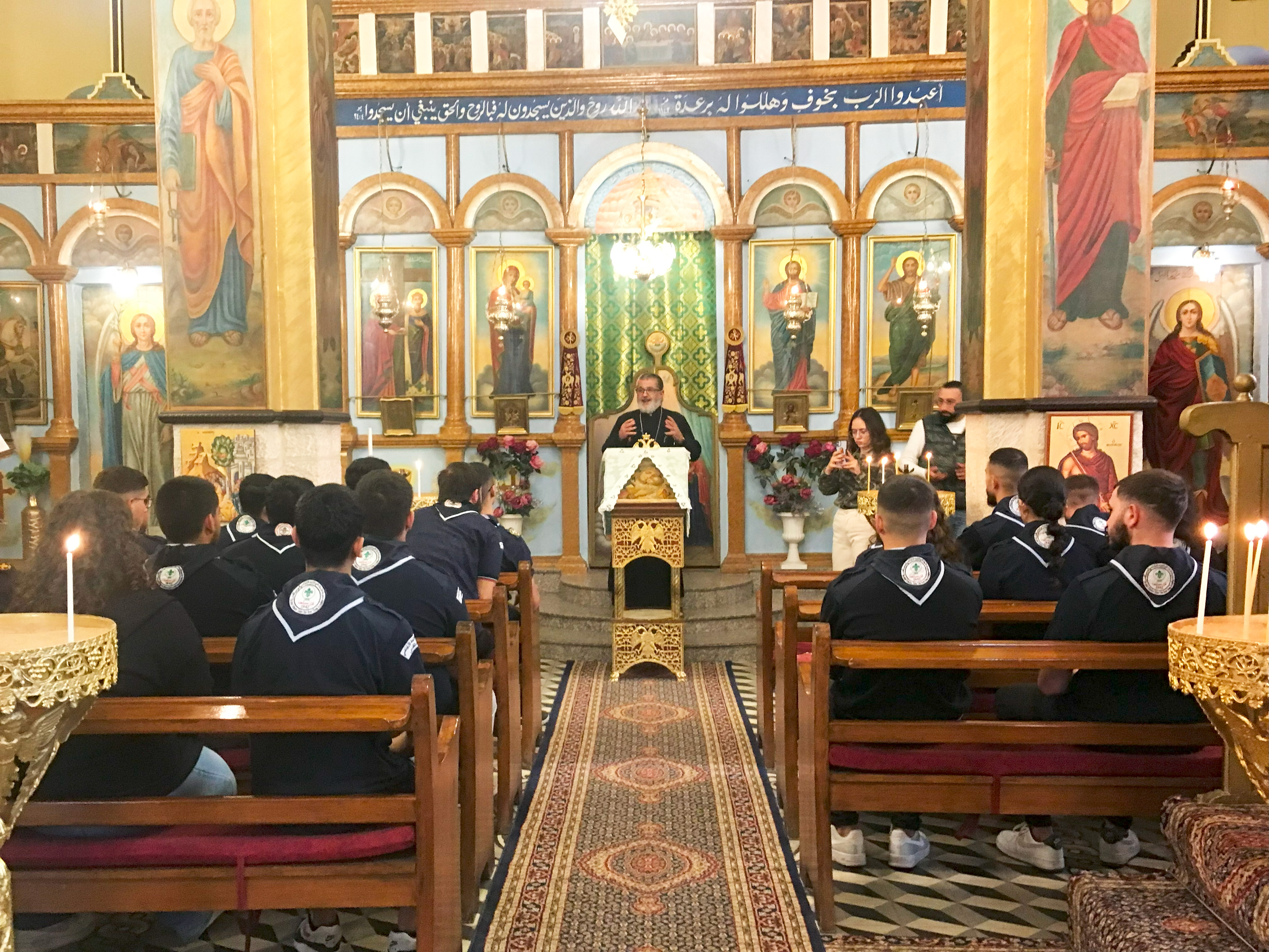 مجموعة اتحاد شبان الطيبة ومرشداتها الوطنية تستضيف كشافة نادي الاتحاد الأرثوذكسي العربي