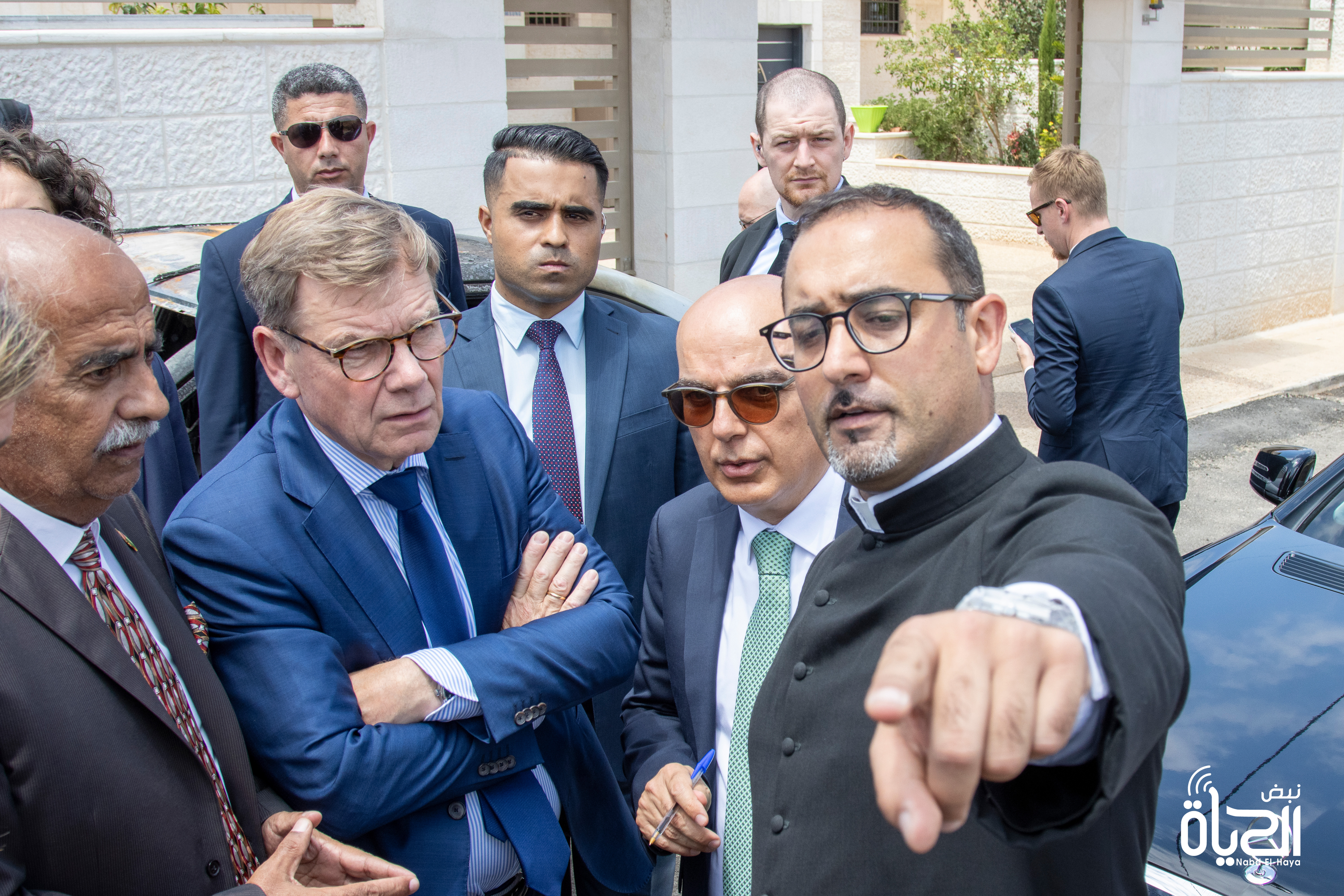 وزير الخارجية الألماني في الطيبة