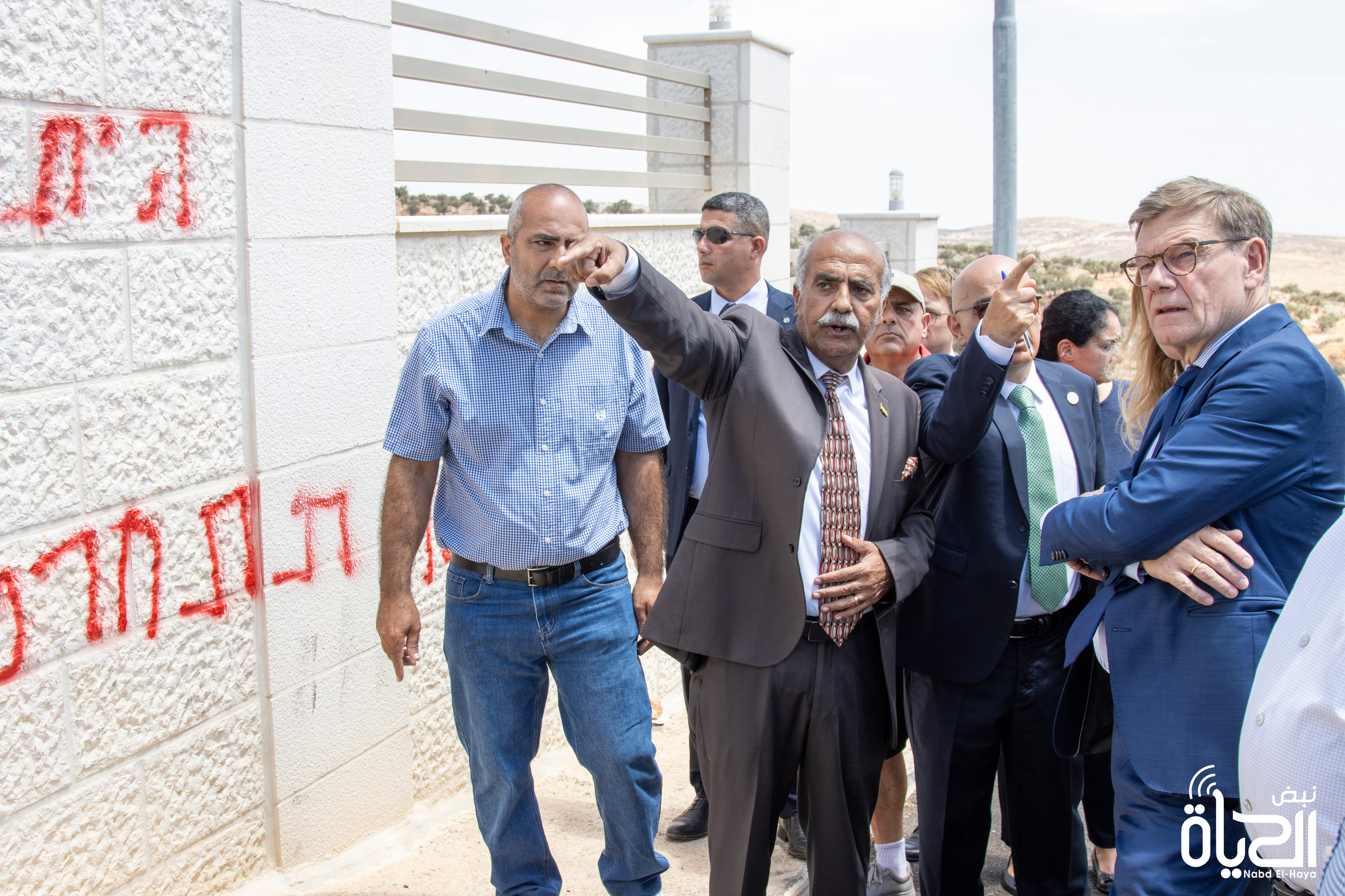 وزير الخارجية الألماني في الطيبة