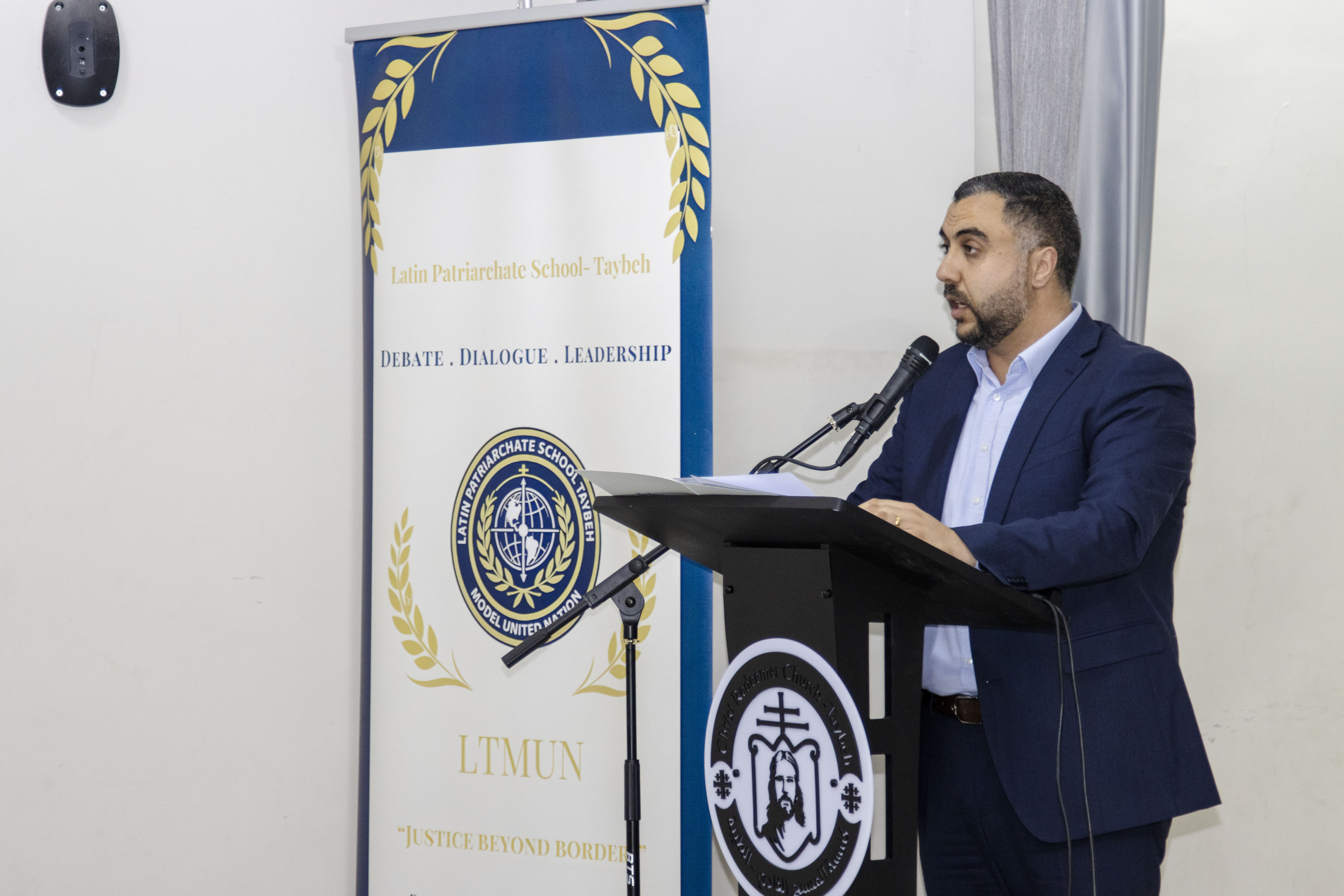 Mr. Tamer Nasrallah, the principal of the Latin Patriarchate School in Taybeh