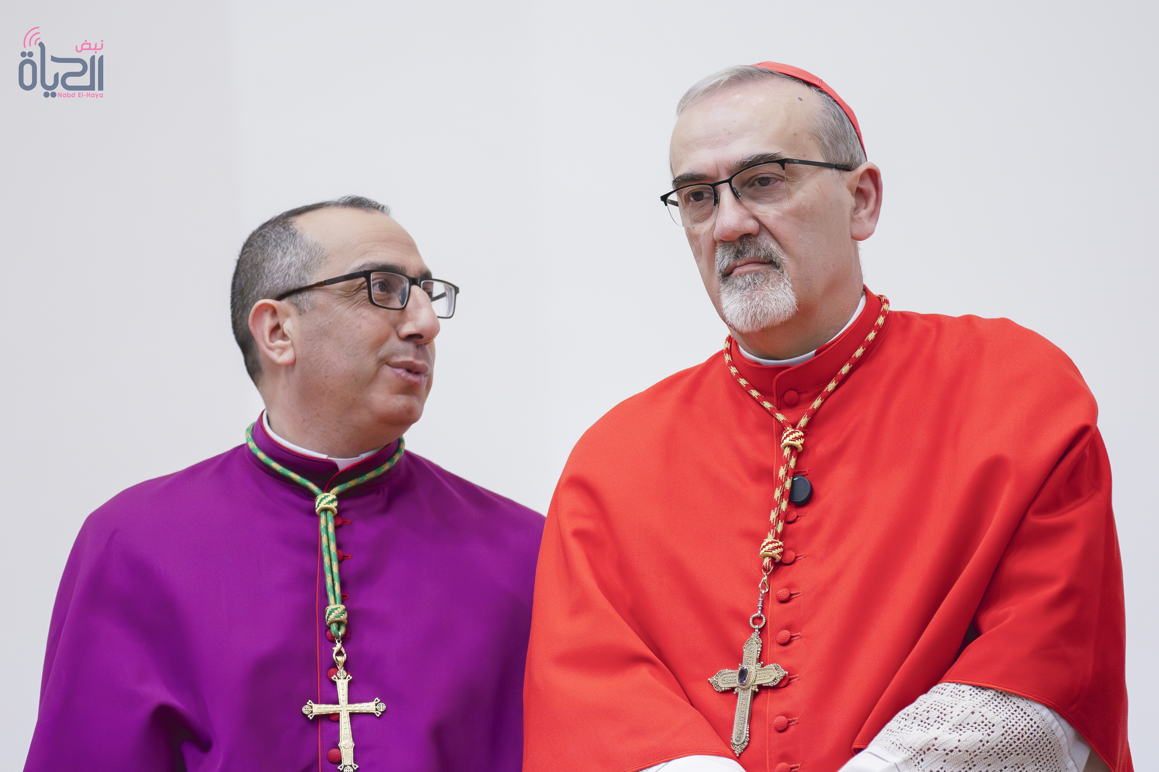 المطران الطوال والكاردينال بييرباتيستا بيتسابالا