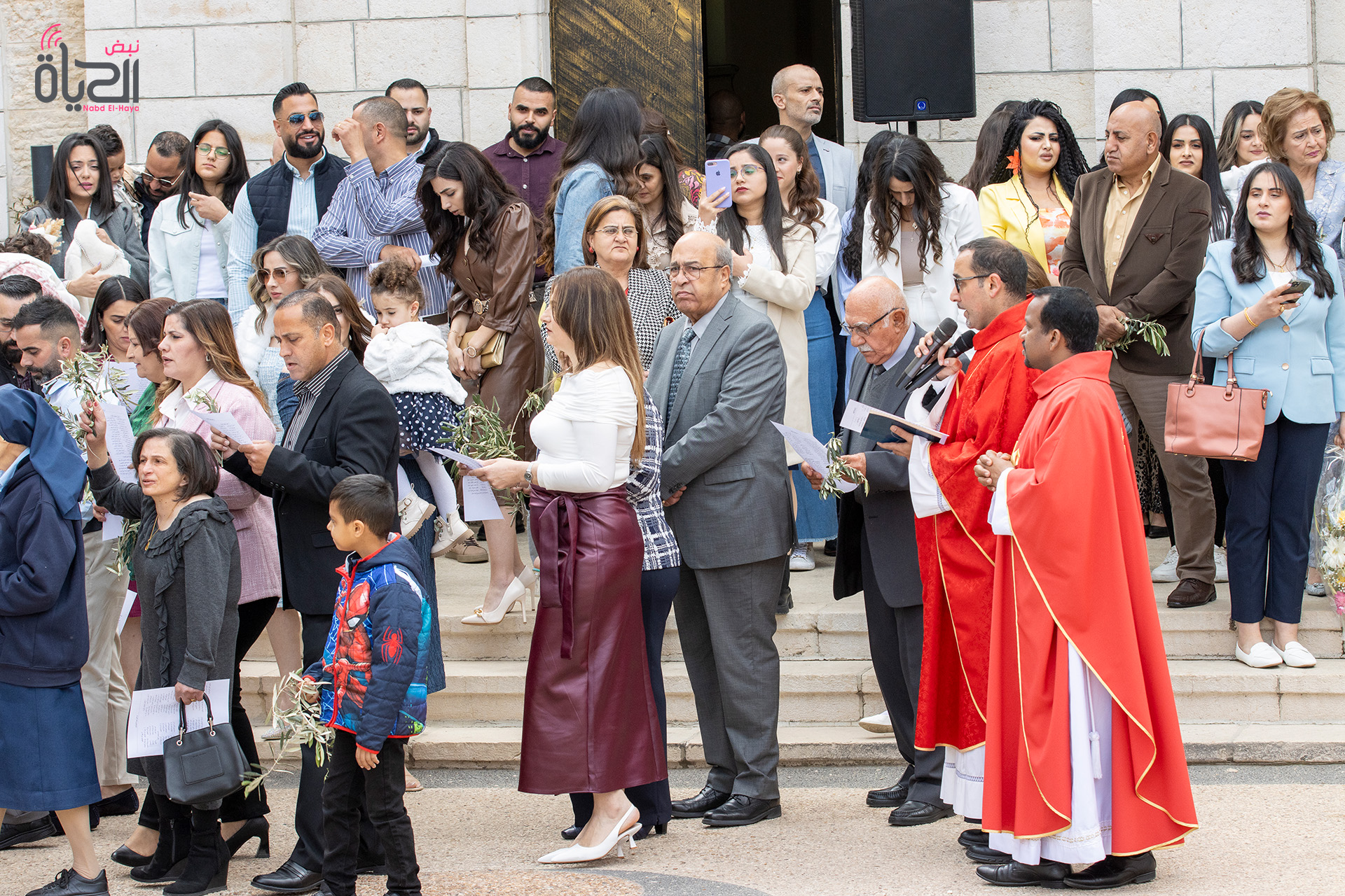 أحد الشعانين كنيسة اللاتين الطيبة