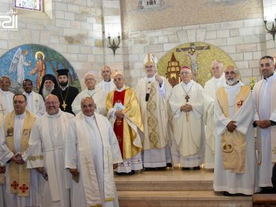 بيرزيت /باليوبيل الذهبي الكهنوتي للأب الدكتور لويس حزبون