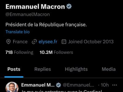 Le président français: De Gaza à Taybeh, les chrétiens font face à une menace existentielle.