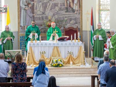 Son Eminence Le Cardinal Aveline visite Taybeh