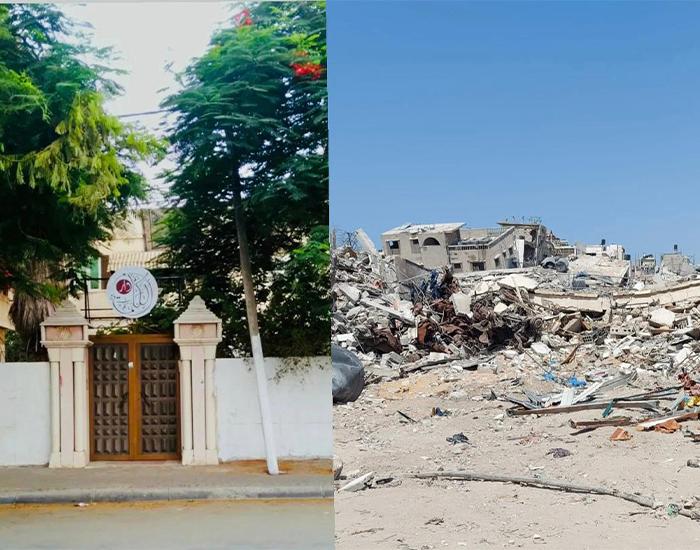 مركز التدريب التابع لجامعة دار الكلمة في غزة