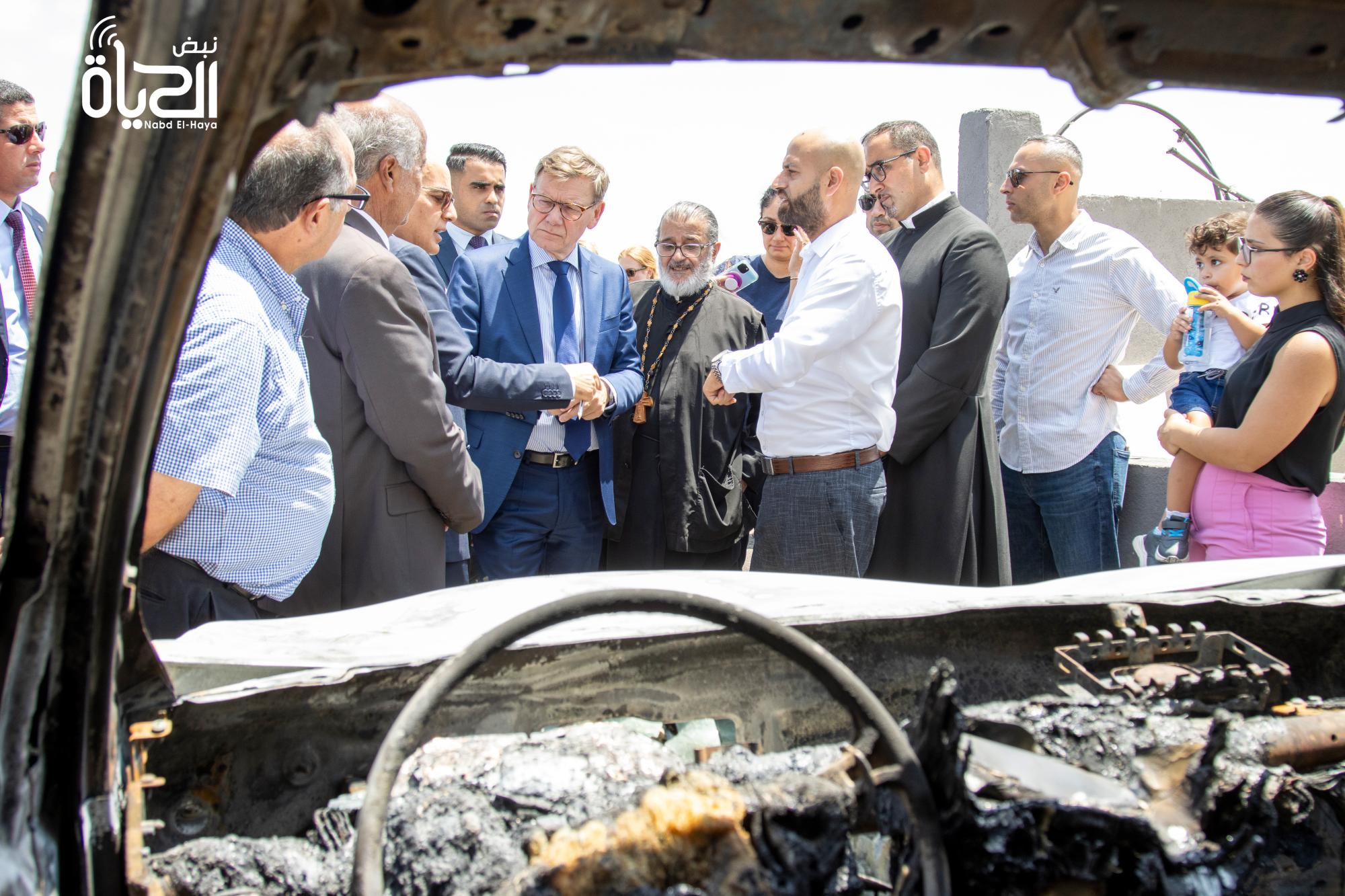 وزير الخارجية الألماني في الطيبة