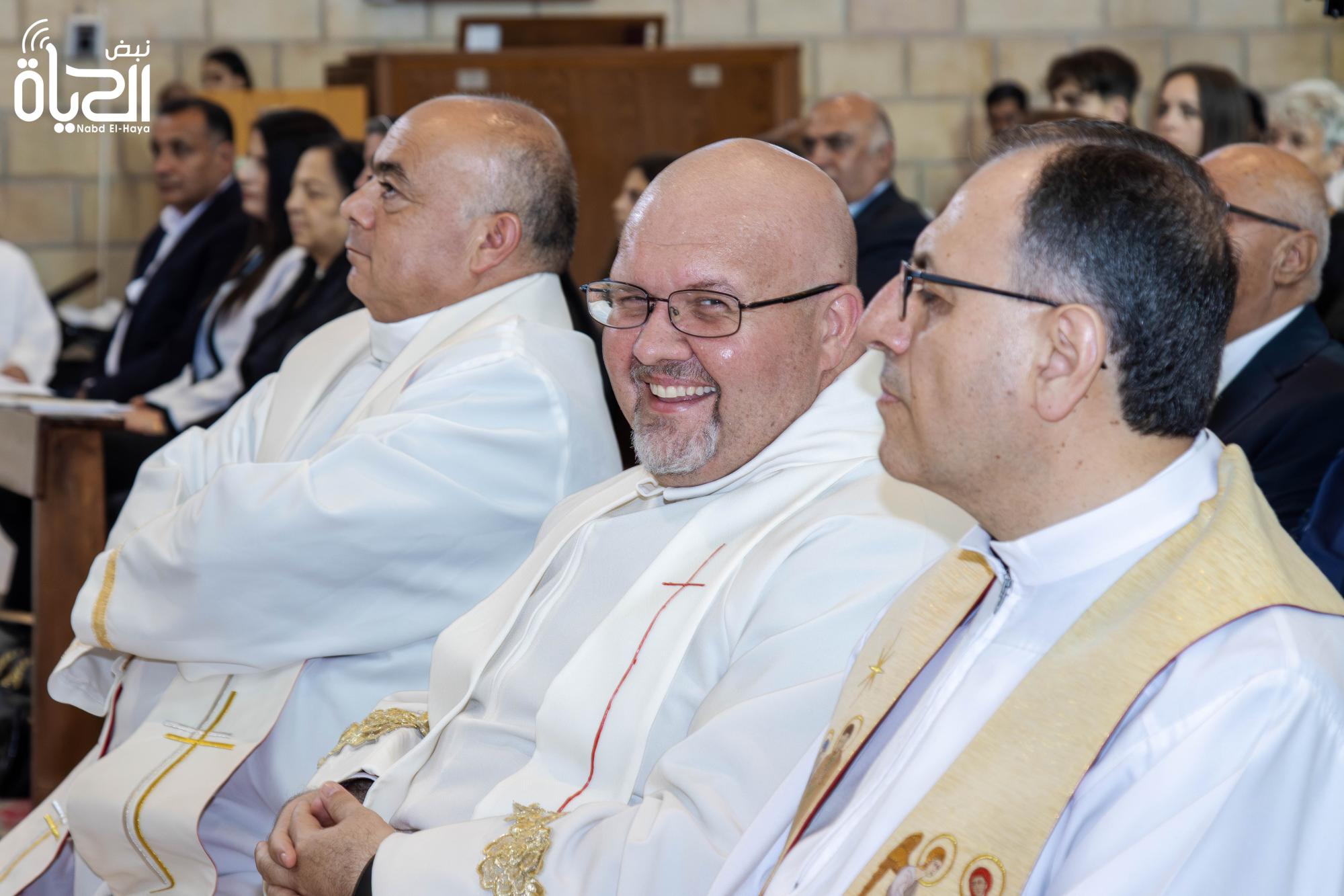 الأب برنارد بوجي رئيس المعهد الإكليريكي في بيت جالا 