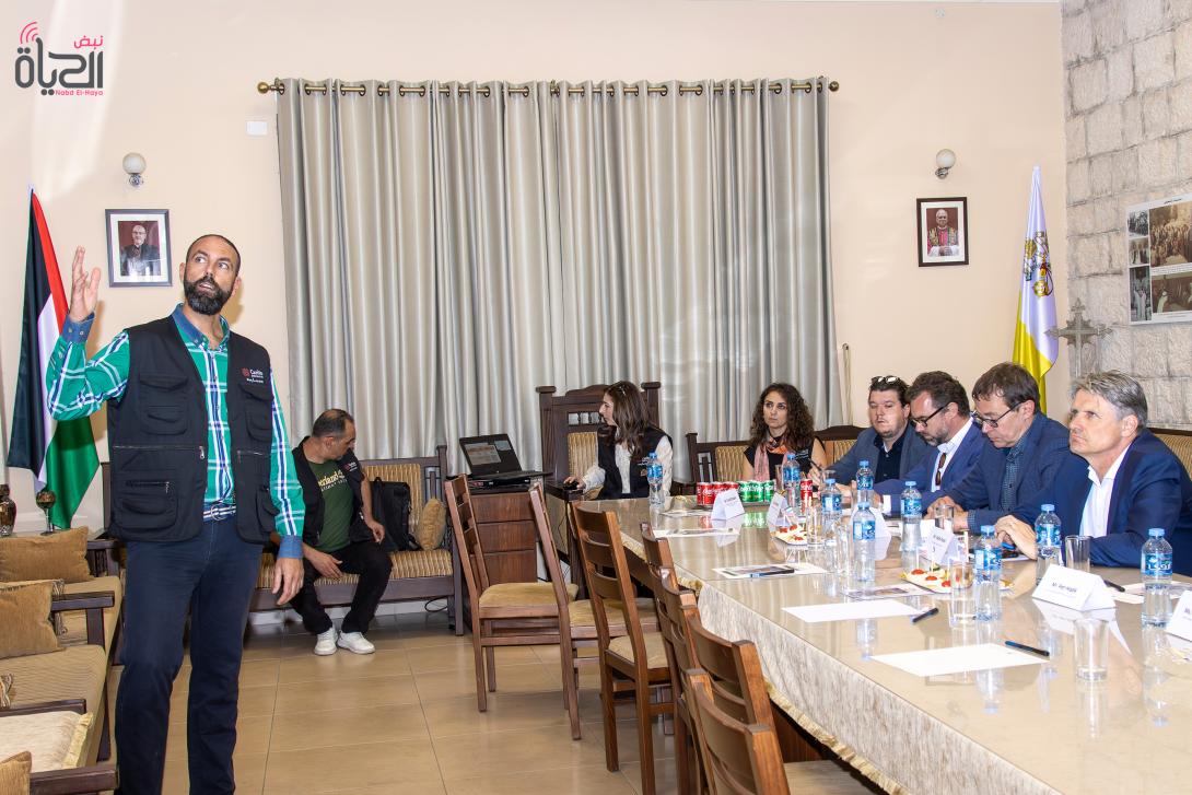 High-Level Czech Delegation Visits Caritas Medical Center in Taybeh and Reviews Caritas Jerusalem Programs